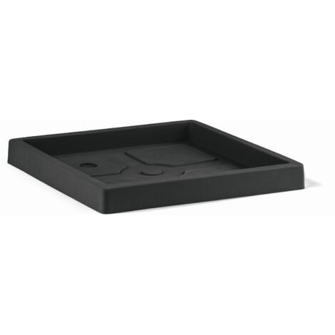 Quadratische Untertasse  Anthrazit - 35 cm
