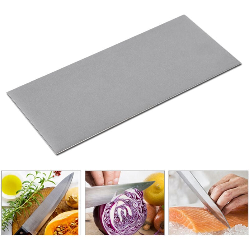 Image of Quadratischer Diamant-Schleifstein zum Schärfen von Messern, Körnung 600