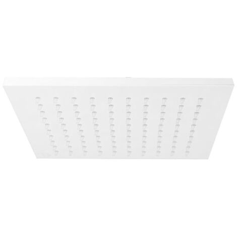 Quadratischer Duschkopf 200 x 200 in mattweißer Farbe Paffoni SYNCRO ZSOF075BO  weiß matt