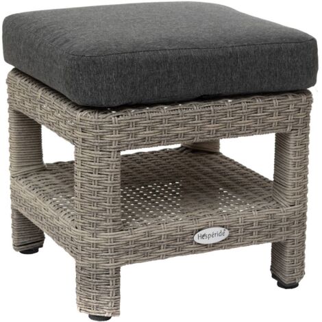 Quadratischer Gartenhocker Polynésia Havane