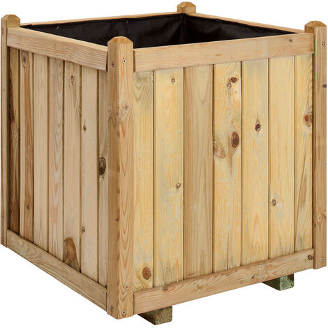 Pflanzkübel VENDÔME quadratisch 50 cm - 52 L