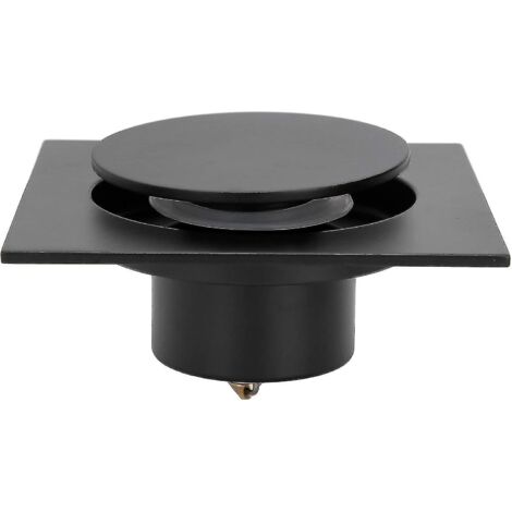 WOOSIEN Quadratisches Badezimmer, geruchshemmender Bodenablauf aus Edelstahl für Küche, Badezimmer, Garage, Keller, Toilette, 10 x 10 cm