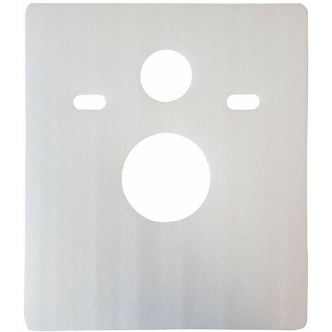 quadratisches Schallschutz-Pad für Wand WC / Wand Bidet
