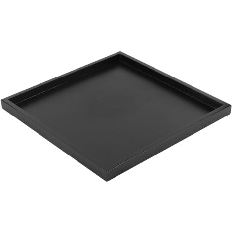 Quadratisches Serviertablett aus Holz für Tee, Kaffee und Snacks – ideal für Zuhause, Küche und Restaurant