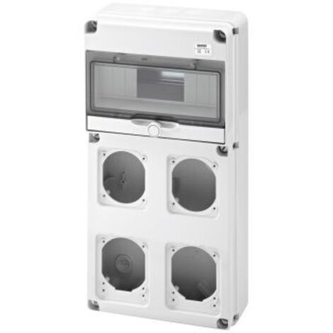 Quadri Elettrici Q-Din 10M.4 Flange Pr.16/32A Ip65 ( GEWISS cod. GW68003N )