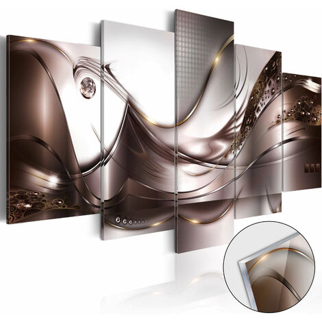 Quadri Su Vetro Acrilico - Artistic Disharmony [glass] - 100x50