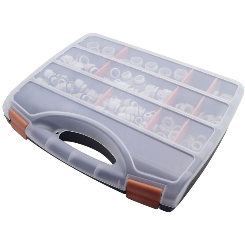 Quadrios - 2102CA111 Assortiment de presse-étoupes PA66 gris clair (ral 7035) 1 set