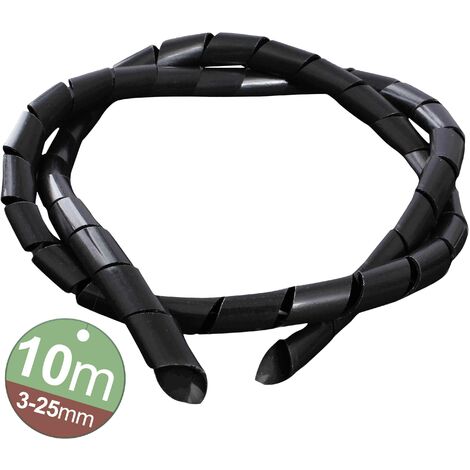 Quadrios 2111C144 2111C144 Gaine spirale 3 à 25 mm noir 1 set X571772