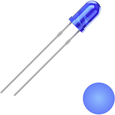 Quadrios 2111O151 LED bedrahtet  Blau Rund 3 mm 1300 mcd 30 ° 20 mA 3 V