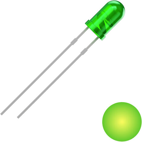 Quadrios 2111O153 LED bedrahtet  Gelb-Grün Rund 3 mm 700 mcd 30 ° 20 mA 2 V