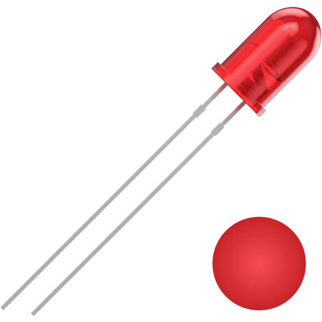 Quadrios 2111O160 LED bedrahtet  Rot Rund 5 mm 700 mcd 30 ° 20 mA 2 V