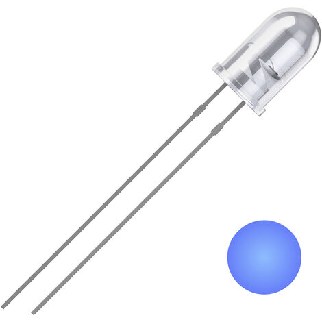 Quadrios 2111O180 LED bedrahtet  Blau Rund 5 mm 2500 mcd 25 ° 20 mA 3 V