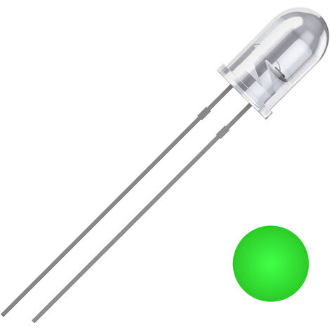 Quadrios 2111O181 LED bedrahtet  Grün Rund 5 mm 19000 mcd 25 ° 20 mA 3 V
