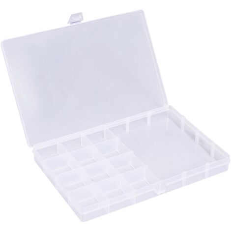Quadrios 23SA086 Mallette de rangement (L x l x H) 19.5 x 13.1 x 2.2 cm Nombre de compartiments: 13 séparations fixes Contenu 1 pc(s) V906243