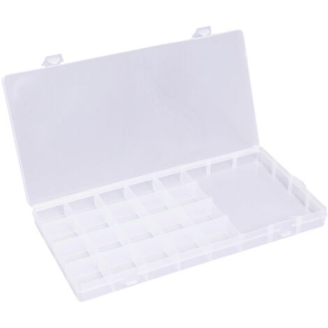 QUADRIOS 23SA087 MALLETTE DE RANGEMENT (L X L X H) 26 X 13.2 X 2.2 CM NOMBRE DE COMPARTIMENTS: 21 SÉPARATIONS FIXES CONTENU 1 PC