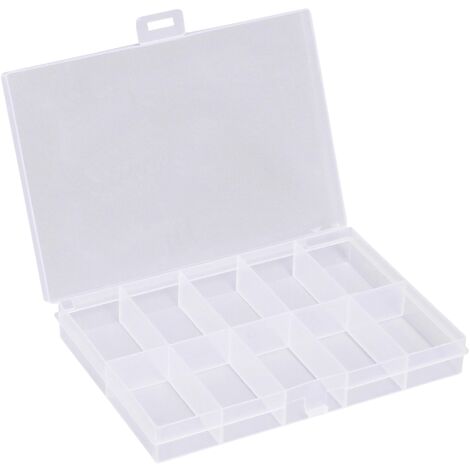 Quadrios 23SA089 Mallette de rangement (L x l x H) 13 x 9 x 1.8 cm Nombre de compartiments: 10 séparations fixes Contenu 1 pc(s) V906153