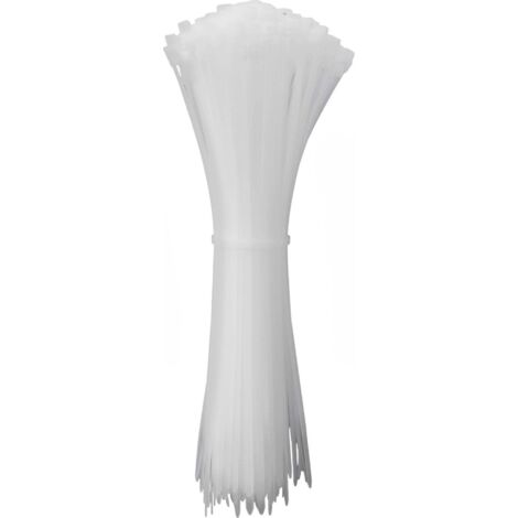 QUADRIOS 24CA326 24CA326 SERRE-CÂBLE 100 MM 2.5 MM BLANC STABILISÉ AUX UV 100 PC(S)