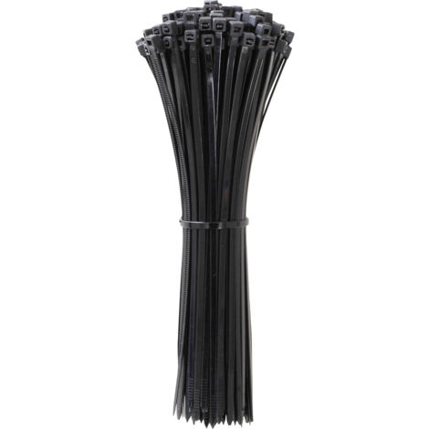 Quadrios 24CA362 24CA362 Kabelbinder 400 mm 3.6 mm Schwarz UV-stabilisiert 100 St.