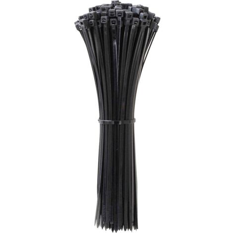 Quadrios 24CA362 24CA362 Serre-câble 400 mm 3.6 mm noir stabilisé aux UV 100 pc(s) Y857233