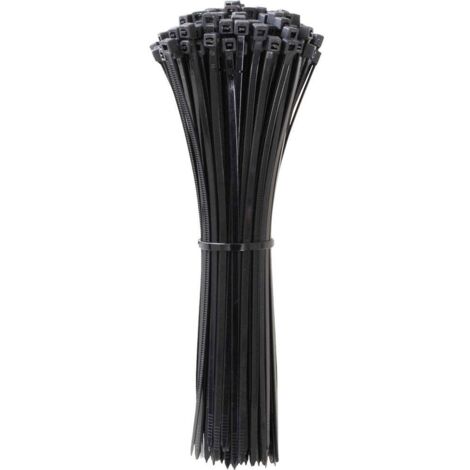 Quadrios 24CA370 24CA370 Serre-câble 450 mm 5.1 mm noir stabilisé aux UV 100 pc(s) Y857123
