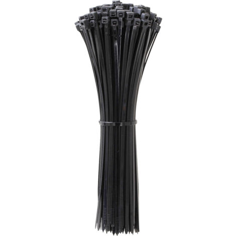 Quadrios 24CA375 24CA375 Kabelbinder 400 mm 7.6 mm Schwarz UV-stabilisiert 100 St.