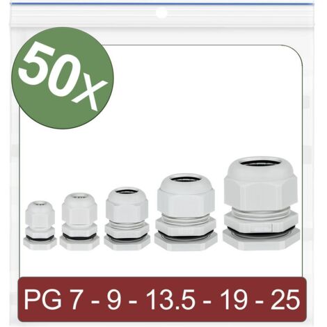 Quadrios 24CA400 Presse-étoupe Polyamide gris 50 pc(s)