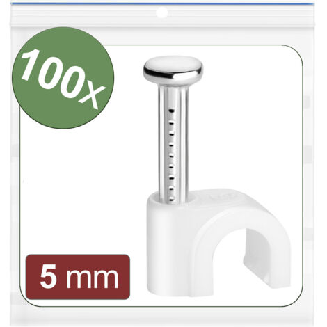 Quadrios 24CA418 Nagelschellen  24CA418 Bündel-Ø-Bereich 3 bis 5 mm   Weiß 100 St.