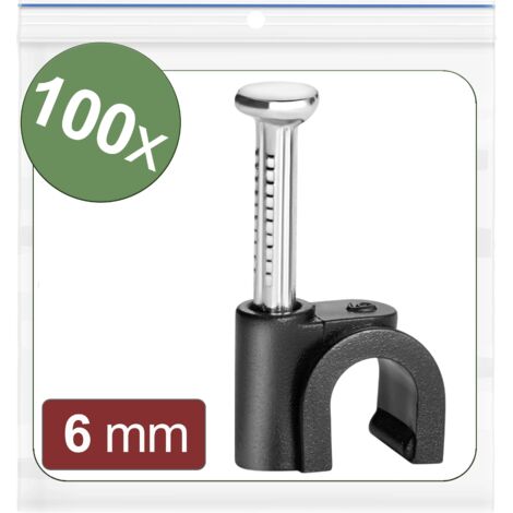 Quadrios 24CA430 Cavalier 24CA430 Plage de Ø du faisceau 3 à 6 mm noir 100 pc(s) Y859733