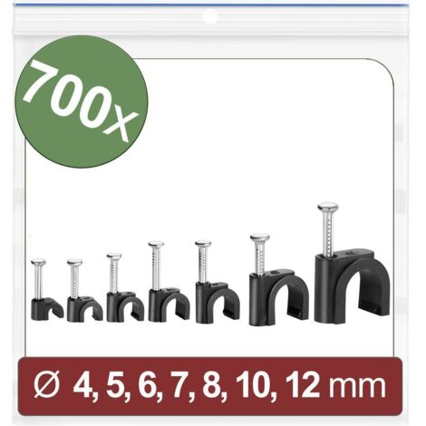 Quadrios 24CA438 Cavalier 24CA438 Plage de Ø du faisceau 2 à 12 mm noir 700 pc(s) Y859923