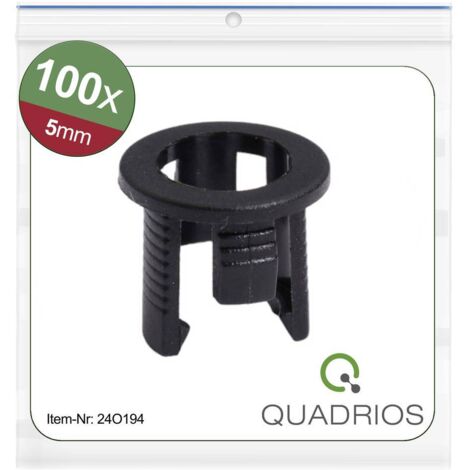 Quadrios 24O194 24O194 Support de LED plastique Adapté pour (LED) LED 5 mm