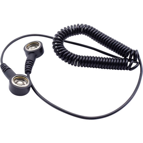 Quadrios  ESD-Erdungskabel   1.80 m Druckknopf 10 mm