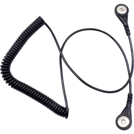 Quadrios  ESD-Erdungskabel   1.80 m Druckknopf 4 mm