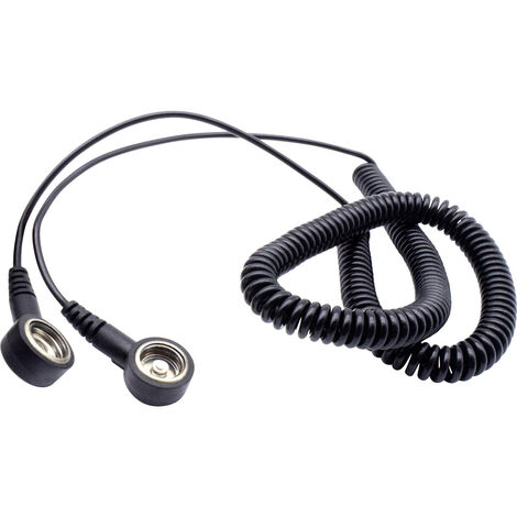 Quadrios  ESD-Erdungskabel   3.60 m Druckknopf 10 mm