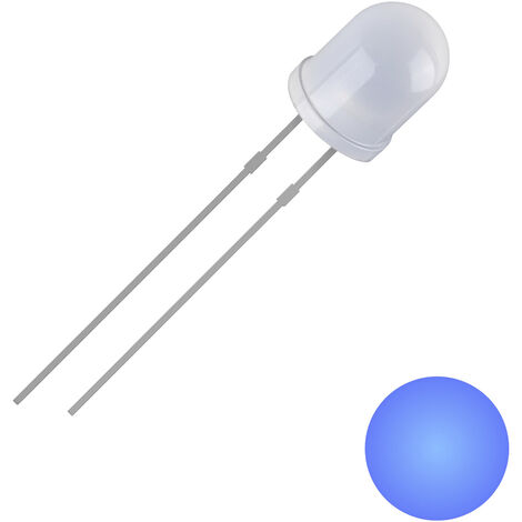 QUADRIOS LED, 3 mm, Blau, 2,54 mm