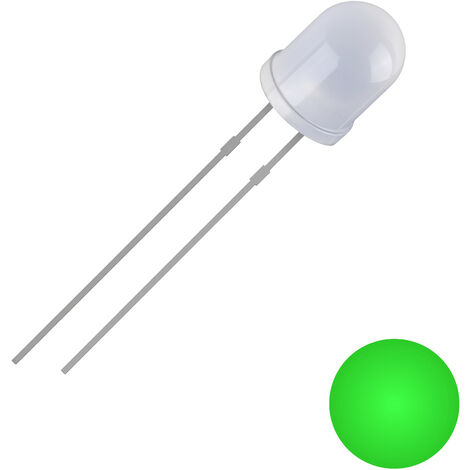 QUADRIOS LED, 3 mm, Grün, 2,54 mm
