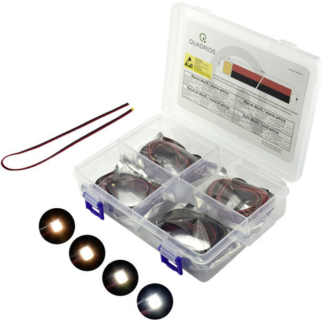 Quadrios  LED-Sortiment  Weiß     150 mA 3.3 V