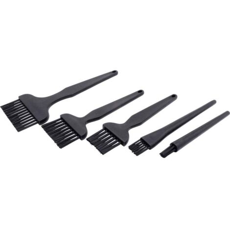 Quadrios Pennello ESD Larghezza superficie spazzole: 0.8 cm Lunghezza superficie spazzole: 6.8 cm 5 pz.