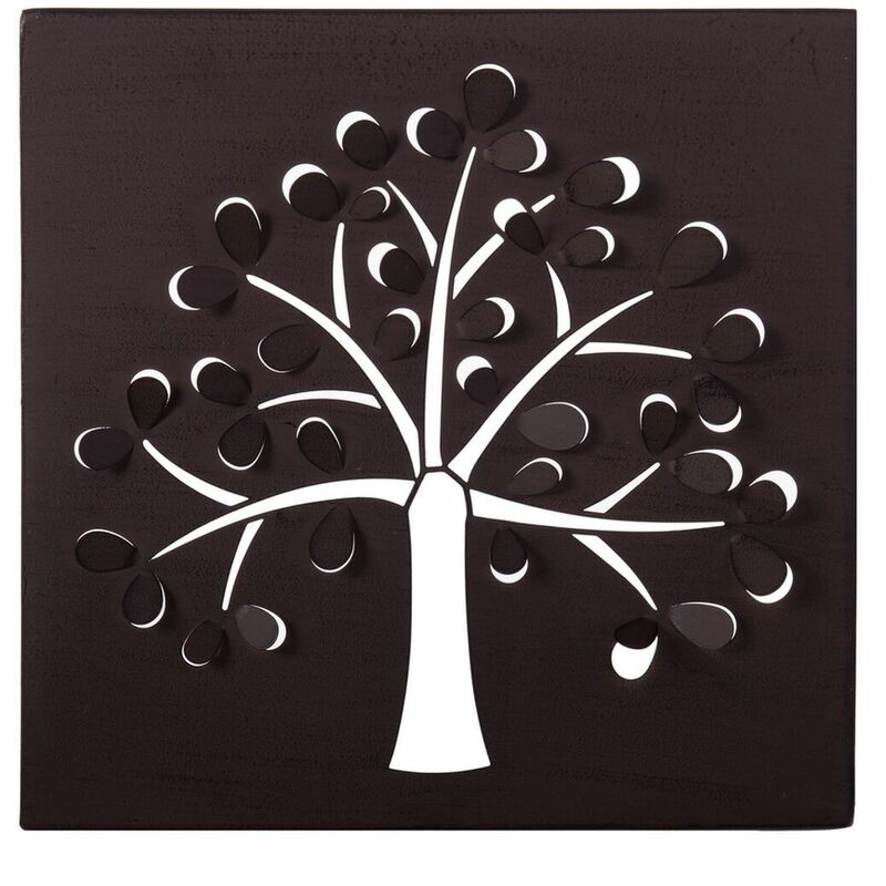 Quadro Albero 29,85 x 2,5 x 29,85 cm Metallo