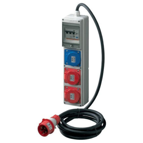 Quadro Cablato Asc 3 Pr.V. Ip65 3X2P+T ( ELETTROCANALI cod. EC6902213 )
