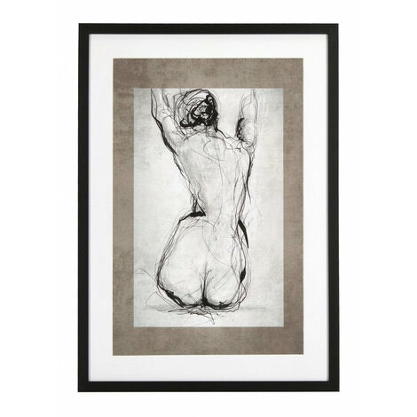 Quadro con Cornice 50x3x70 cm Refined in Mdf