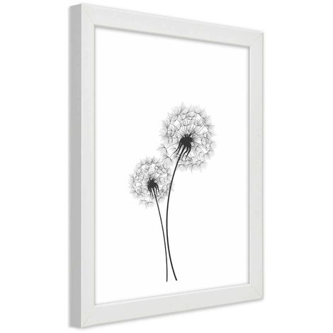 Quadro con cornice, Disegnati due gommoni - 20x30