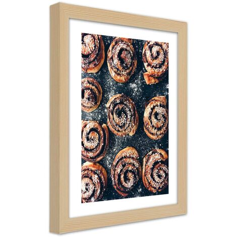 Quadro con cornice, Dolci caldi - 60x90
