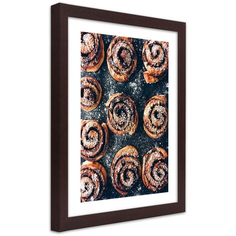 Quadro con cornice, Dolci caldi - 70x100