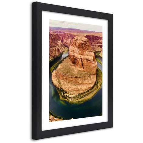 Quadro con cornice, Le rocce del Grand Canyon - 40x60