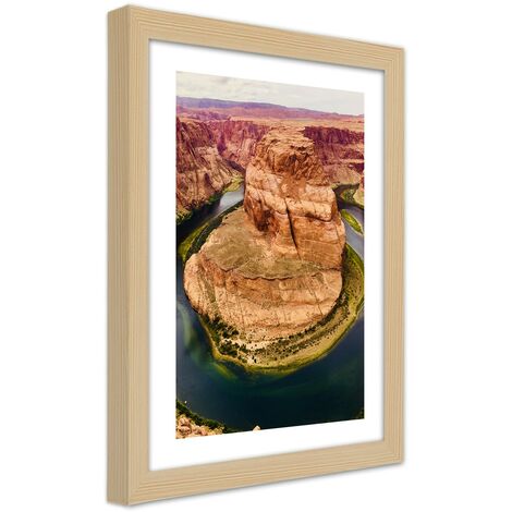 Quadro con cornice, Le rocce del Grand Canyon - 60x90