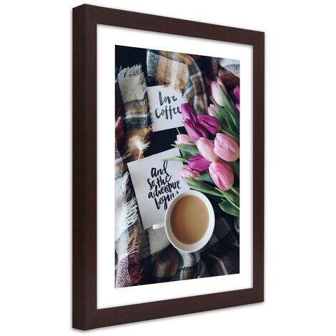 Quadro con cornice, Mattinata caffà¨ - 20x30