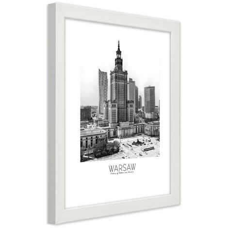 Quadro con cornice, Palazzo della Cultura di Varsavia - 40x60