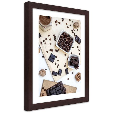 Quadro con cornice, Pasticcio di caffà¨ - 20x30
