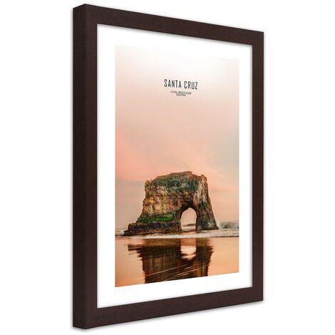 Quadro con cornice, Santa Cruz - 40x60