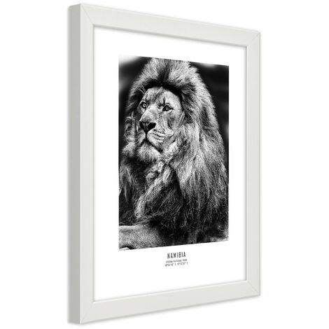 Quadro con cornice, Simbolo dell'Africa - 30x45